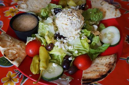 Fresh salad at O'Maddy's